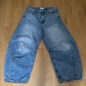 GAP Women's High Rise Barrel Jeans